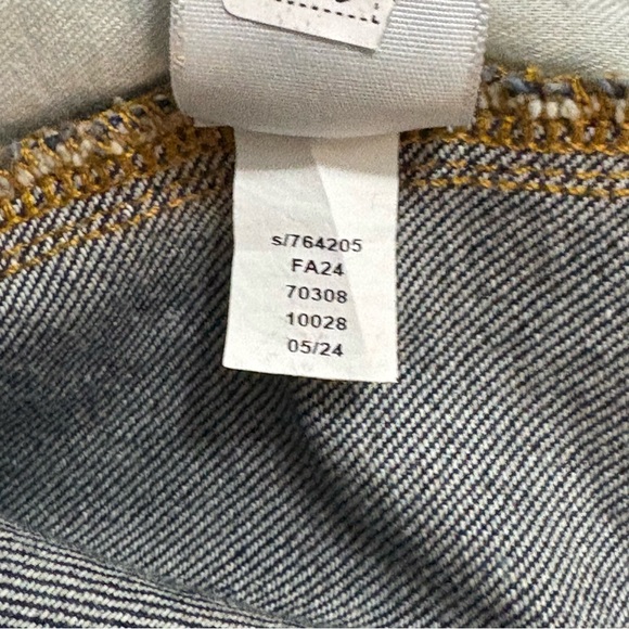 LOFT “The Wide Leg” Dark Blue Jeans Waist 27” Size 4 - Picture 9 of 12